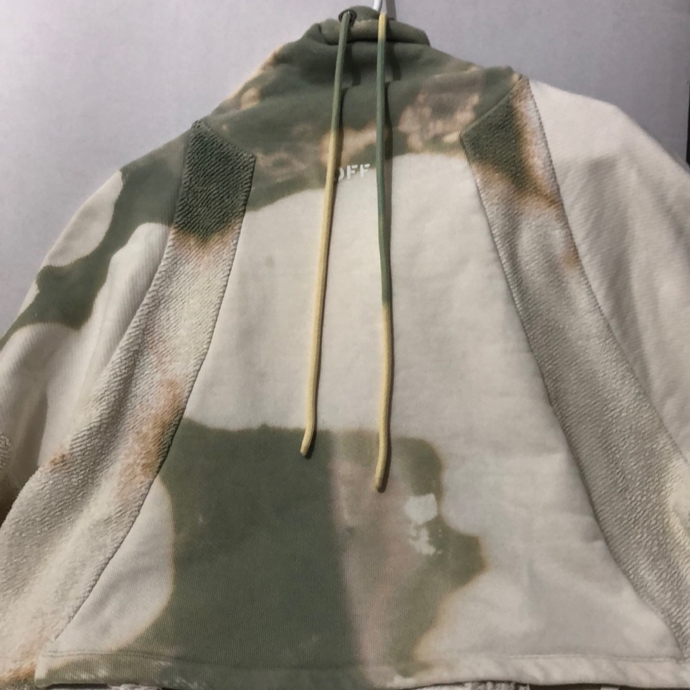 Off White Logo Printed hoodie
